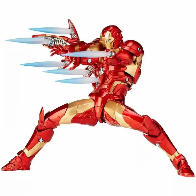 Amazing Yamaguchi Revoltech No 013 Iron Man MK37 Bleeding Edge Armor Action Figure Model Toys Joint - Amazing Yamaguchi Figure